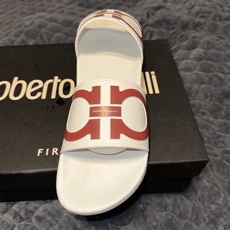 ferragamo gucci flip flops size 8.5|Ferragamo slides for sale.